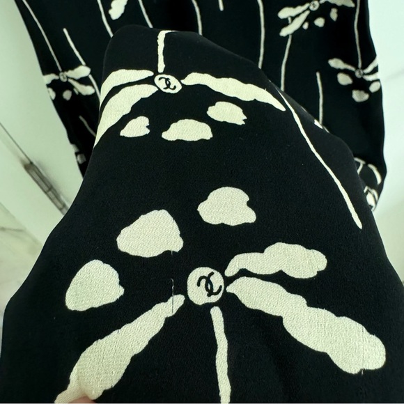 Chanel Spring 1998 Black and White Silk Dress, FR40/US8 - Picture 11 of 16